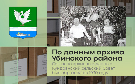Согласно архивным данным Кундранский сельский Совет был образован в 1930 году.